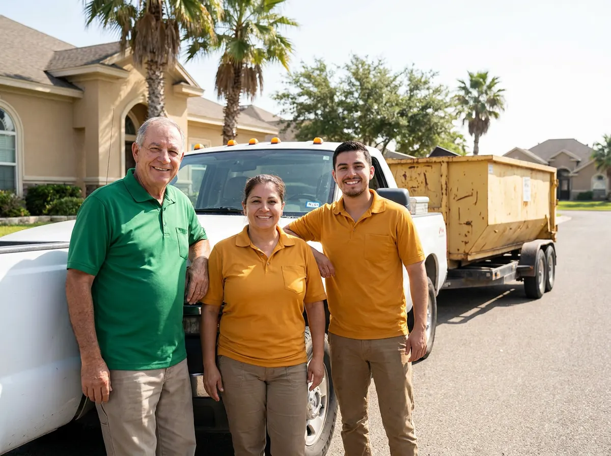 The Homestead Dumpster Rental team, dumpster rental in Corpus Christi, TX